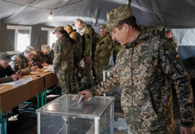 Как голосовали военнослужащие в зоне ООС на Донбассе