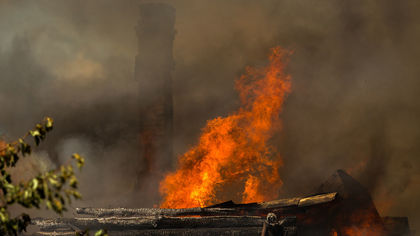 Пожар произошел в частном садовом доме в Новокузнецке