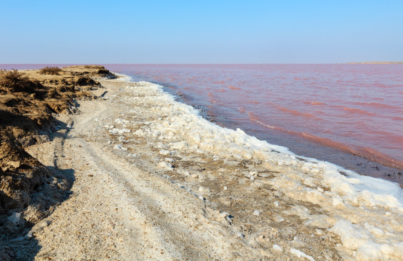 Розовое озеро в Украине: где находится и лечебные свойства