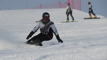 Кузбасская сноубордистка победила в этапе Кубка России