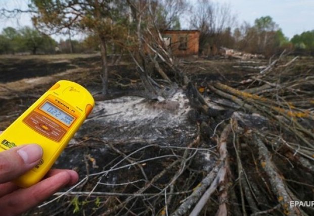Пожар в Чернобыльской зоне: уровень радиации выше нормы (видео)