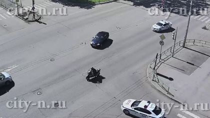 Мотоциклист устроил погоню с полицией в Новокузнецке