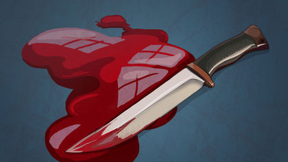 Кузбассовец ограбил продуктовый магазин и ранил посетителя ножом